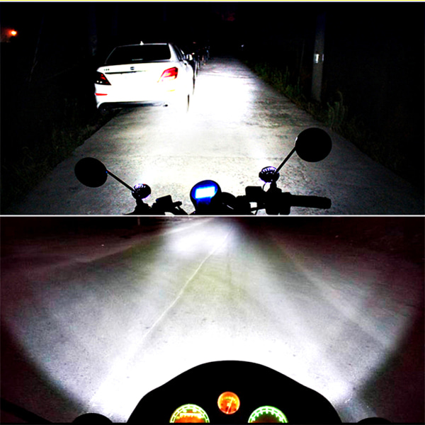 2st Motorcykel Led Pod 6 LED Körljus Super Spotlight Offroad Dimljus Extraljus Arbetsljus för SUV