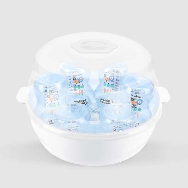 Baby Mikrovågsugn Ångsterilisator Napphållare Förvaringsdesinfektionslåda