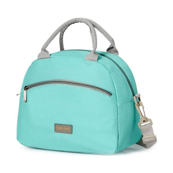 Bento Bag Isolert Matboks for Kvinner Voksne Menn Jobb Kontor Piknik Reise Fottur Tote Bag Bærbar med Skulderstropp