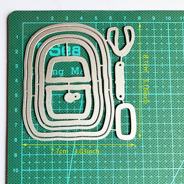Ryggsäck Låda Metall Skärning Dies Scrapbooking Stencil Die Cuts Kort Prägling DIY Fotoalbum Form Formdekoration 54