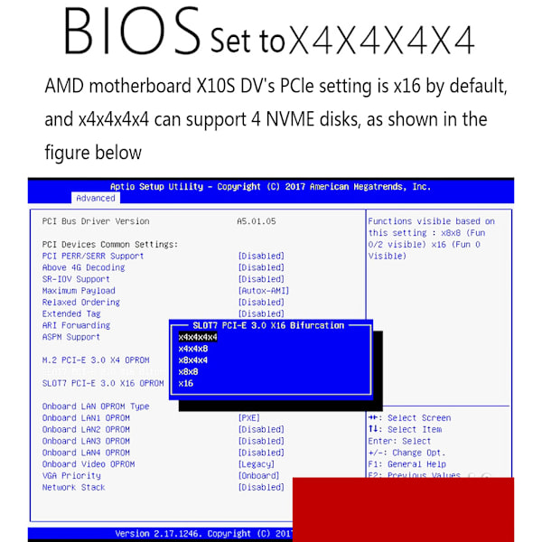 för M.2 X16 till 4X NVME PCIE3.0 GEN3 X16 till 4xNVME för RAID-kort PCI-E VROC-KORT för RAID Hyper för M.2X16 M2X16 4X X4 NV