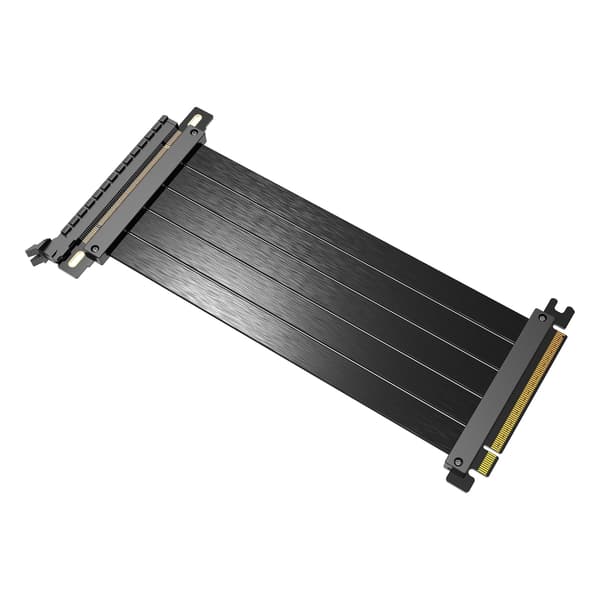 Full Speed Pcie3.0 Grafikkortsförlängningskabel Flexibel Kabel 80CM 90度