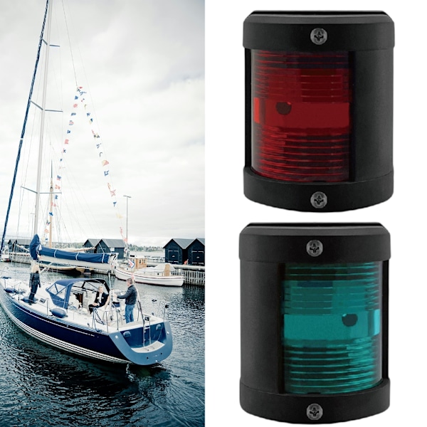 LED Navigationslys Par Marine LED Signallamper Nem Installation til Både