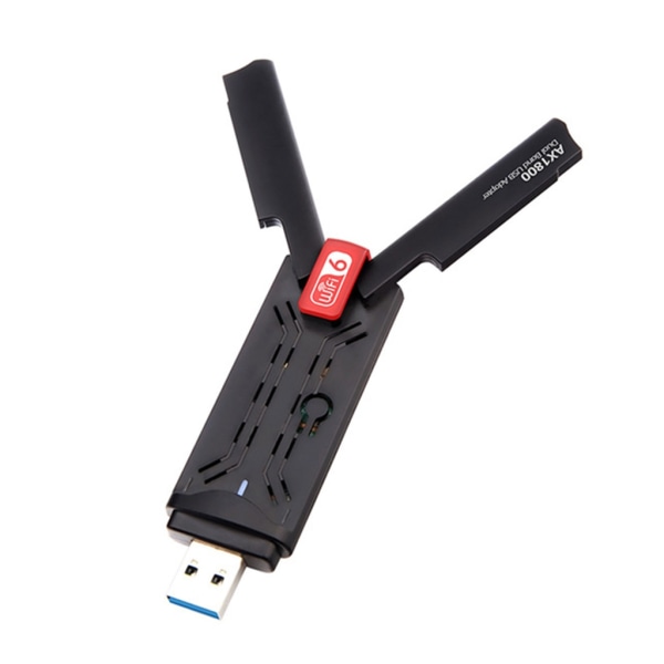 NY 1800Mbps WiFi 6 USB3.0 Adapter 802.11AX 2.4G/5GHz Trådlös WiFi6 USB Dongel RTL8832AU Stöd MU-MIMO Win7 10 11 null - AX1800