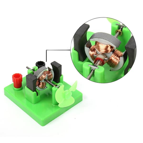 Experimentmotor Öppen Typ Elektrisk Motor Fläkt Elektromagnetism Experiment Set