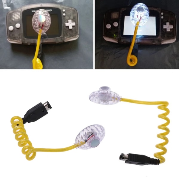 Maskljus för GBA-konsolbelysning LED-lampa Skärmljus Nattlampa Flexibelt ljus Lampa Spelförsörjning