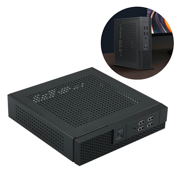 TX07 Mini ITX PC Kabinet Tower HTPC Lille Chassis Gaming Computer Kabinet Server