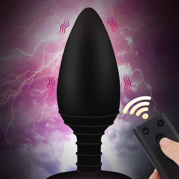 Electro Shock Anal Massager Butt Plug Prostata Elektrisk Stimulation Anal Legetøj