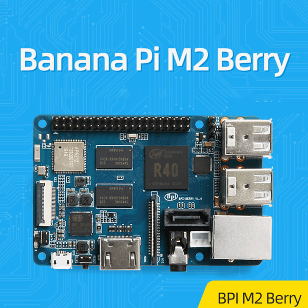 Banana Pi BPIM2 Ultra AllWinner A40i Quad-core Mini Single Board-dator