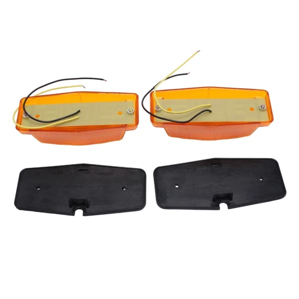 Dobbelte trailer sidelygter 2 stk. Orange