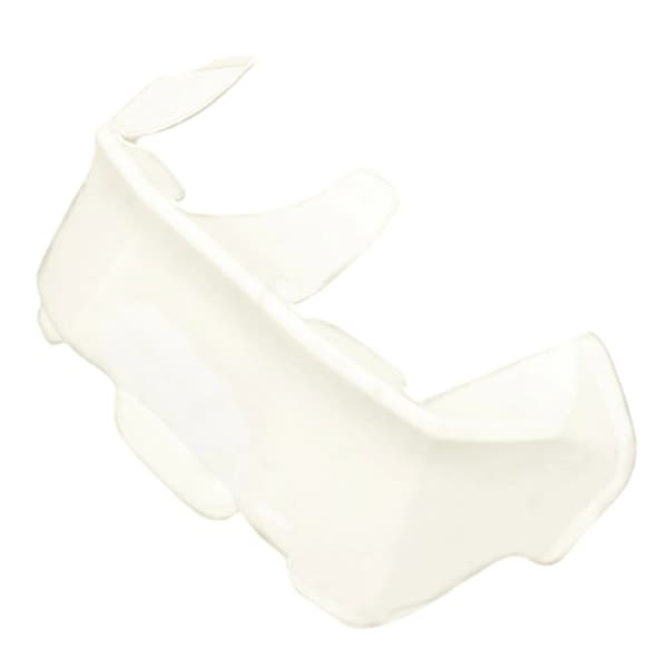 Dynamisk Baghjelm Spoiler Motorcykeltilbehør Snap On ABS Design For Stabilitet Bright white