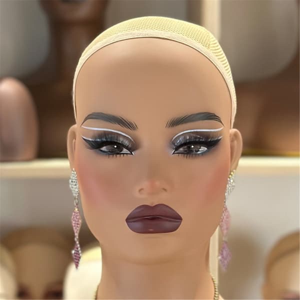 Kvalitet Halvkropps Mannequin Hode For Parykker Hatter Og Tilbehør Utstillingsstativ