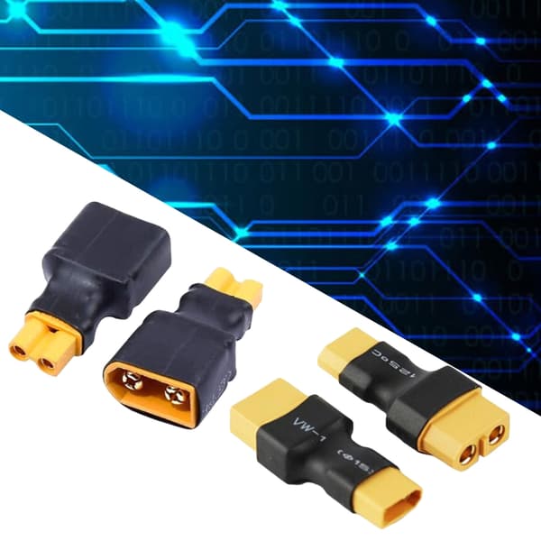 4 st XT60 till XT30 Batteriladdare Laddningsadaptrar För FPV-drönare