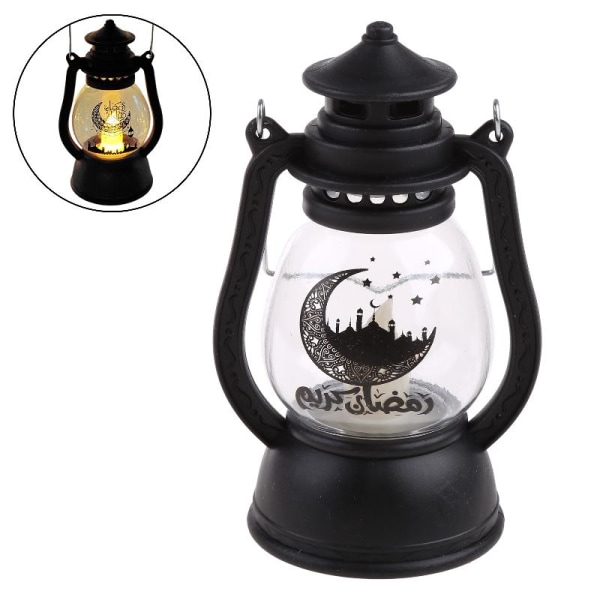 Eid LED Lys Vintage Stil Vindlanterne Elektronisk Håndholdt Natlampe