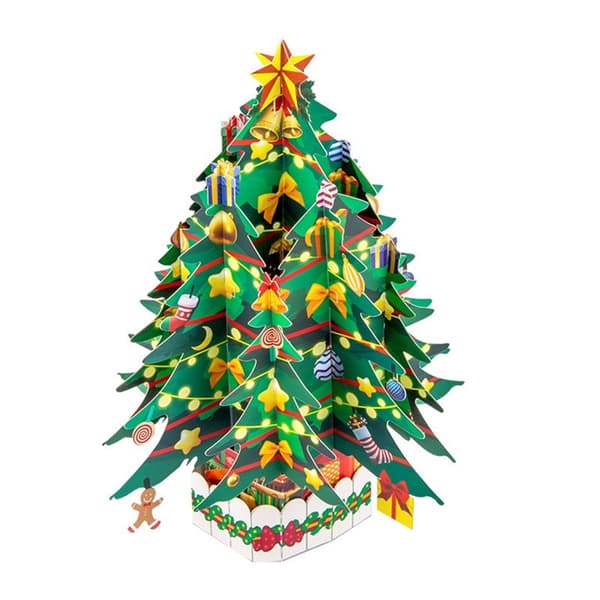3D Popup Julekort Postkort Dekorasjon Skrivebordsornament