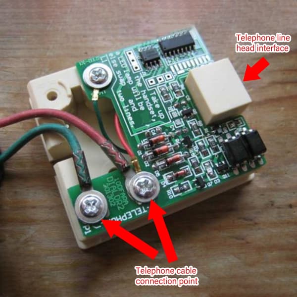 DTMF-omvandlare Pulsöverföring Dubbelton Multifrekvens Telefonmodul