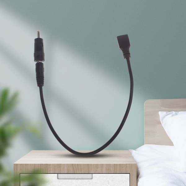 Micro USB - 5.5x2.1mm sovitinkaapelisarja LED-valoille, kaiuttimille, kameroille 27CM