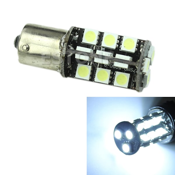Ultra Lyssterk LED Pære 12V 1156 5050 BA15S P21W for Ryggelys Bremselys Baklys Blinklys Parkeringslys