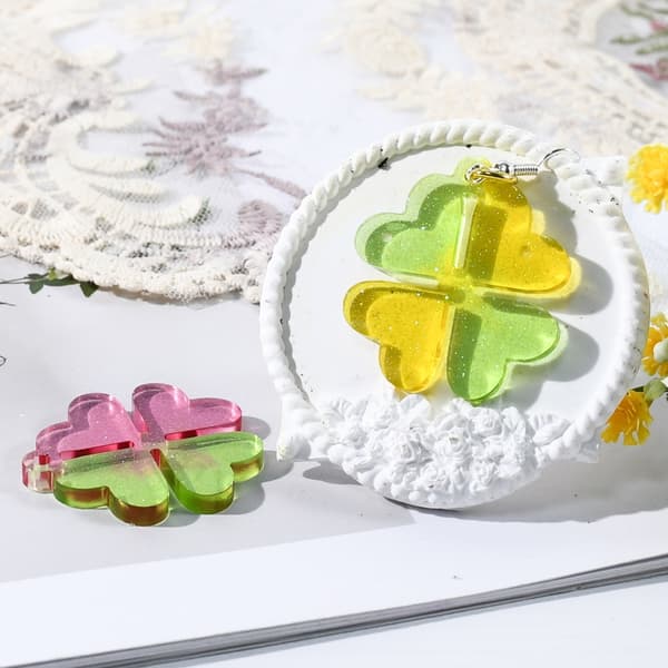 Silikoneforme til harpikssmykker Blomstervedhæng Silikoneforme til epoxyharpiks