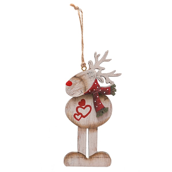 Hängande Julgran Älg Hänge Ornament Nyår Julfest Dekor