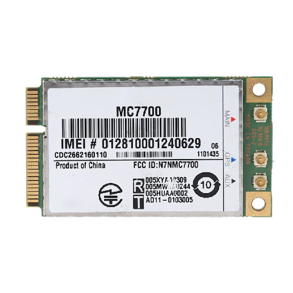 Mini PCI-E 3G/4G WWAN GPS-modul MC7700 PCI för Express 3G HSPA LTE 100MBP Trådlöst WLAN-kortadapter