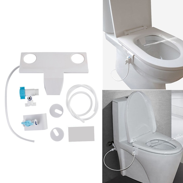 Badrum för smart toalett för säte Bidé Spraysats Mekanisk rövspolare DIY Intelligent toalettspolning Sanitary Dev