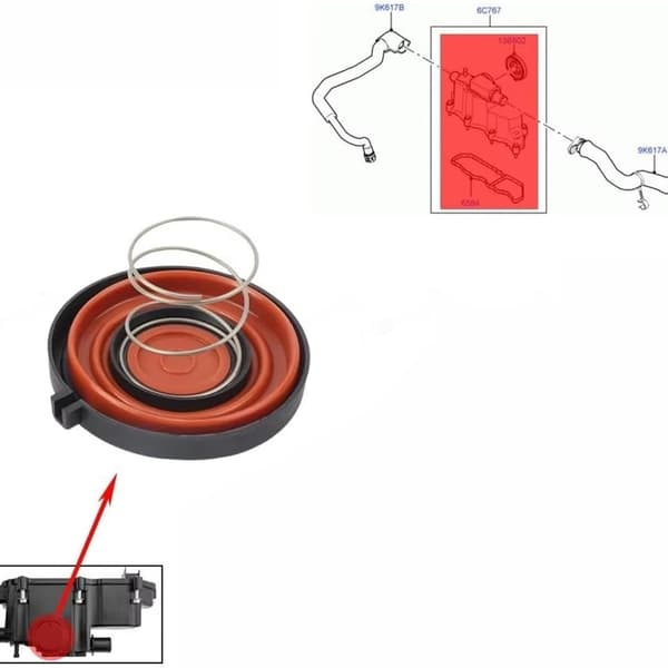 Motorventilkåpa Membran Vevhusventilation Ventiler Membran för Range