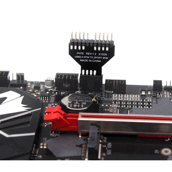 USB 2.0-stik til RGB USB2.0 9-benet interface splitter computeradapter