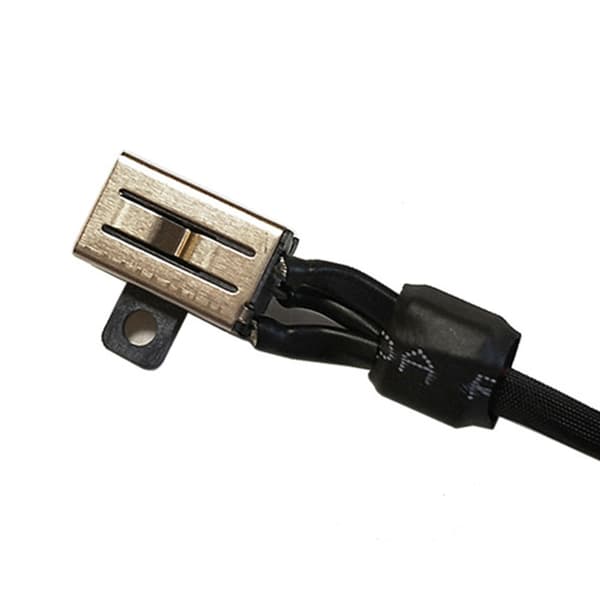 DC Strømkontakt Ladeport Socket Harness-Kabel for XPS 15 9550 9560 Erstatning