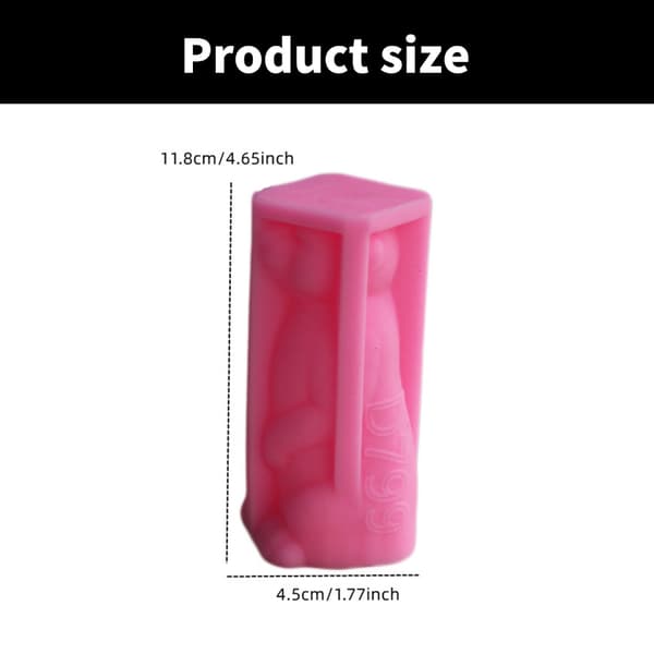 Silikonform for DIY Surikater Lys og Ornamentlaging Aromaterapi Form