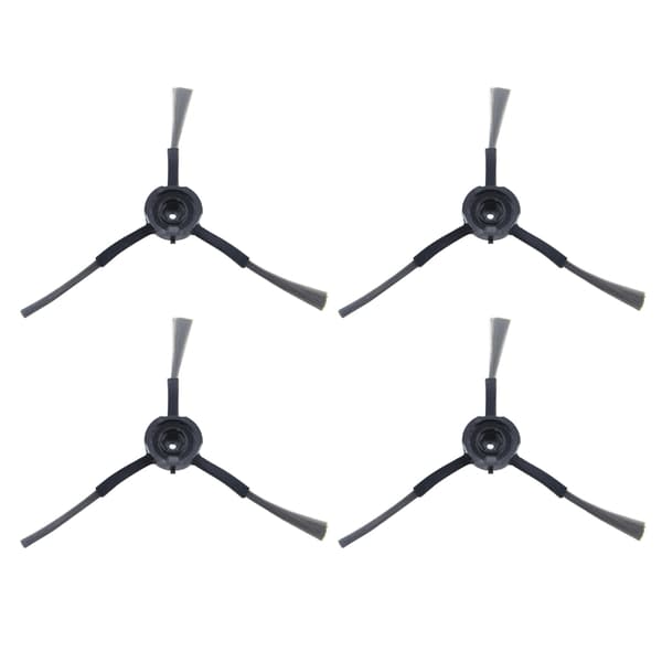 4-pack Sidoborstar Effektiv Borttagning av Skräp Tillbehör Plaststruktur