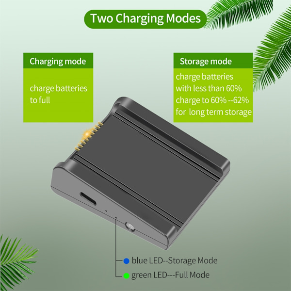Batteriladdare USB Snabbladdning för DJI AIR 3 Drone