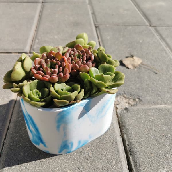 Resin Silikoneform Planter Opbevaringsbeholder Epoxyharpiksform til DIY Håndværk