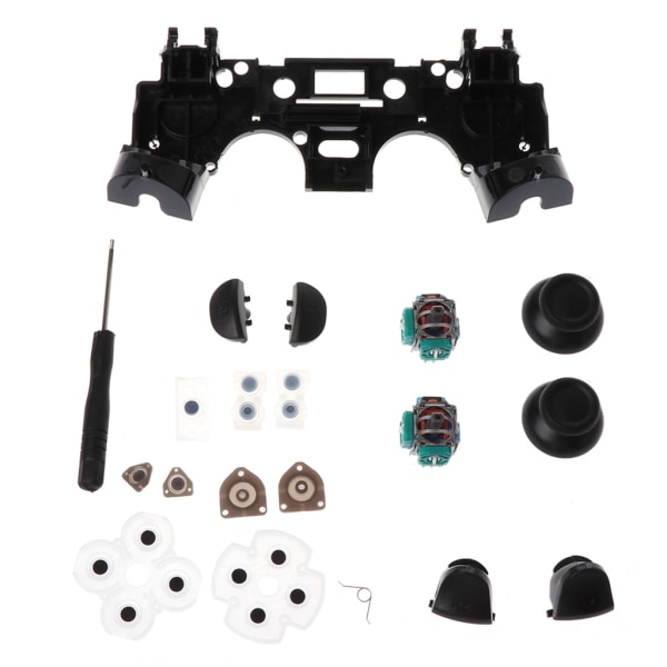 Analoge Joysticks L2 L1 R1 R2 Trigger Knapper 3D Stænger Klemme Hætte Skruetrækker Ledende Gummi til Controller Reparation