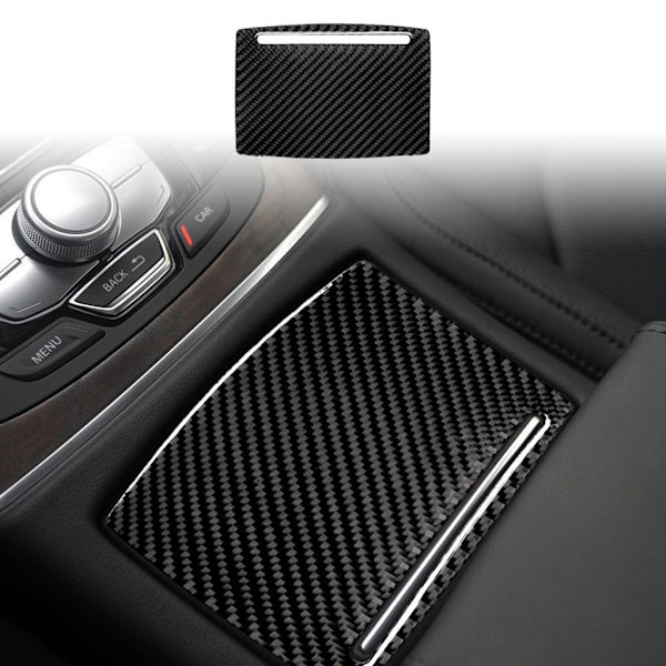 Mittkonsol Mugghållare Trim Panel Dörrskydd För C7 4G8 2012-2018
