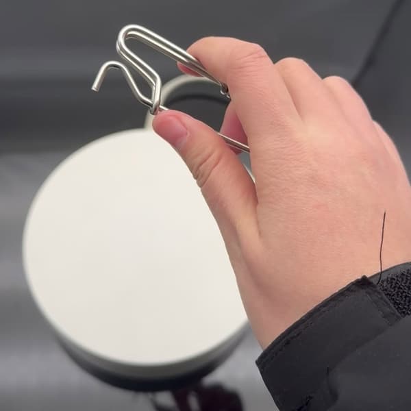 Tackle Baits Clip Branch Hanger Snap Rustfri Fiskeline Clips