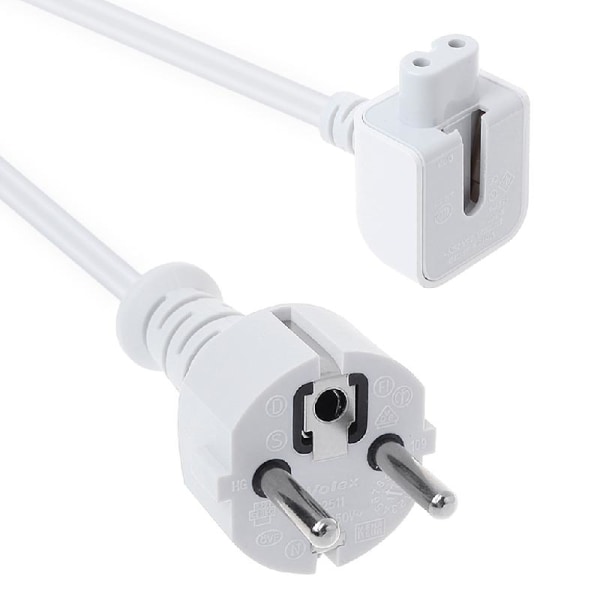 EU-kontakt AC Power Adapter Förlängningskabel för Macbook Pro 11 12 13.3 15