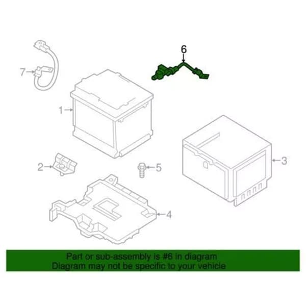 Negativ Batterisensorledning 37180-1R600 371801R600 til Accent 2011-2017