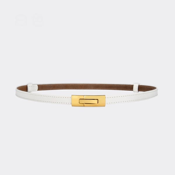 Retro midjeband för kvinnor Elegant läderrepbälte Mångsidig enfärgad camel