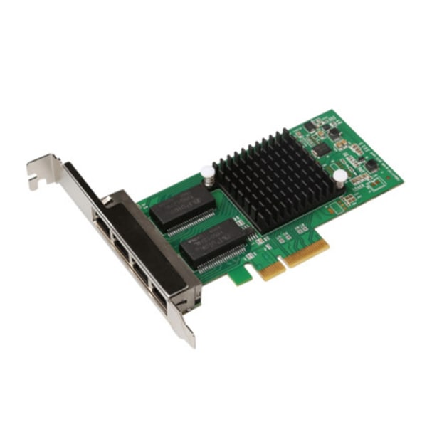 10/100/1000Mbps PCI Express Nätverksadapter Intel I350-T4 Quad RJ45 Portar, PCI-E x4, Ethernet Server Nätverkskort