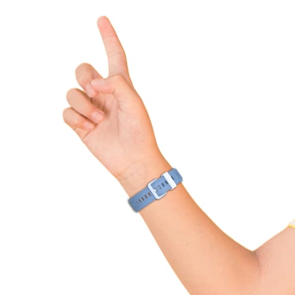 Armbåndsremme til børneur 15 mm Quick Release-bånd svedafvisende Blue
