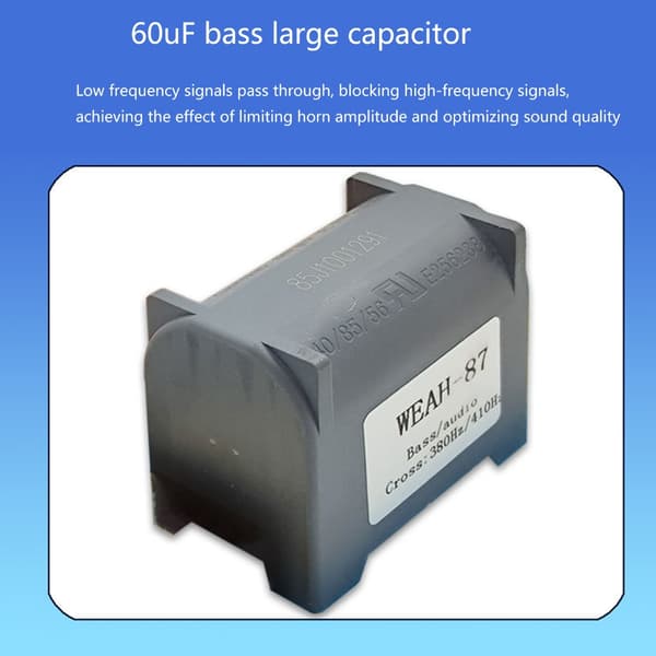 1200W Bashøjttaler 410Hz Subwoofer Frekvensdeler Hifi Stereo DIY Bashøjttaler