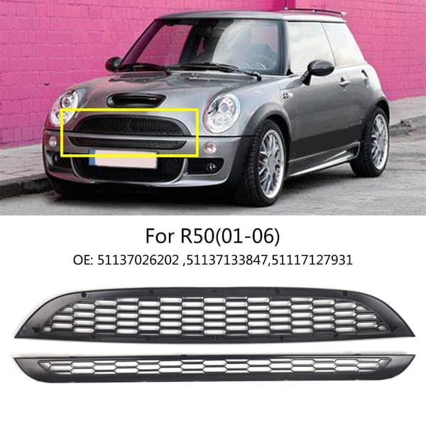 Bil Eksteriør Front Grill Indsats Panel Til 51137026202 51137133847 51117127931