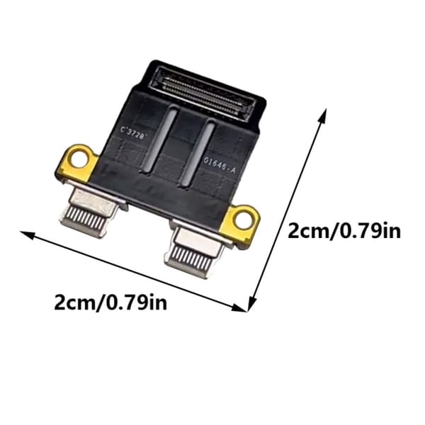USB C-kontakt Strøm USB C-kort Ladeport Erstatning For A1706 A1707