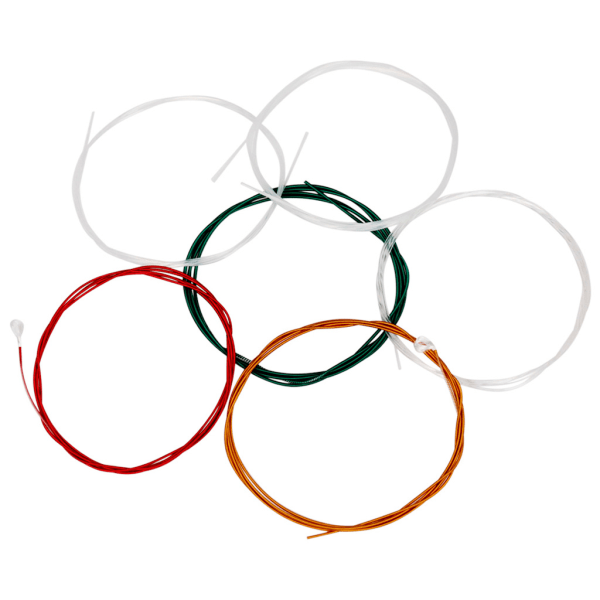 Paket med 6, IRIN C105 klassiska gitarrsträngar Nylon Färgglad belagd kopparlegeringslindad