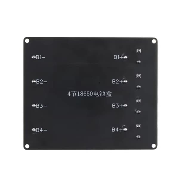 4-cellet 18650 batteriholder DIY uden svejsning design serie parallel konfiguration