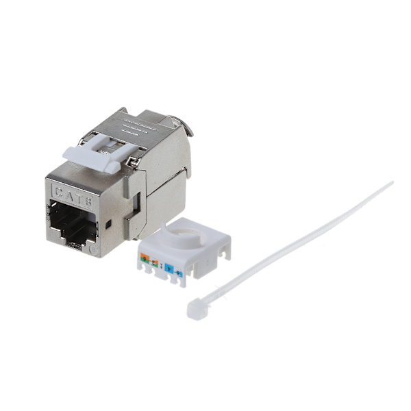 1 stk. RJ45 Keystone Cat6 Cat6A Skærmet FTP Zinklegering Modul Keystone Jack Netværksstik Adapter