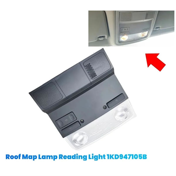 1KD947105B Front Dome Lampe Tak Leselys For 2008-2015 Bildel