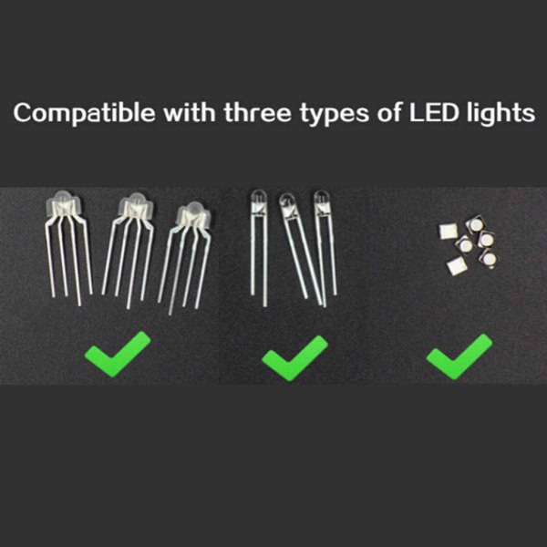 Gateron Switchar Mx Keyboard Switch 3pin SMD LED Underglow för MX Mechanical Keyboards Transparent cover