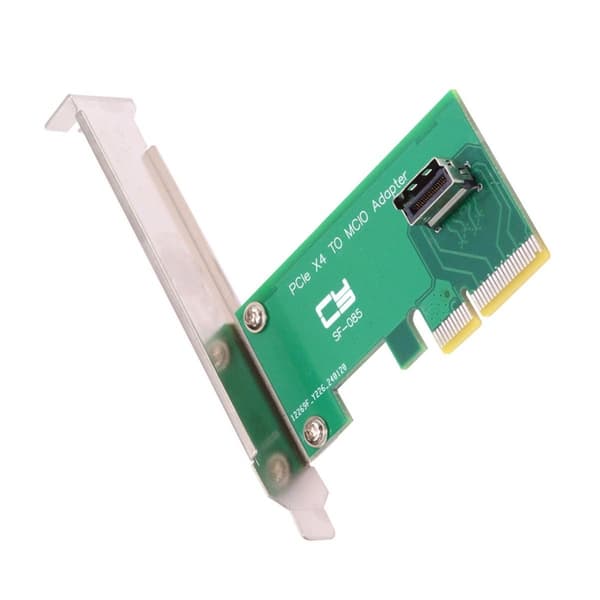 PCIE-kort 5.0 4X til MCIO Hunn Host Adapter for PCIe SSD-er Adapterkort